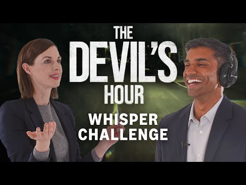 afbeelding Jessica Raine & Nikesh Patel Play The Whisper Challenge