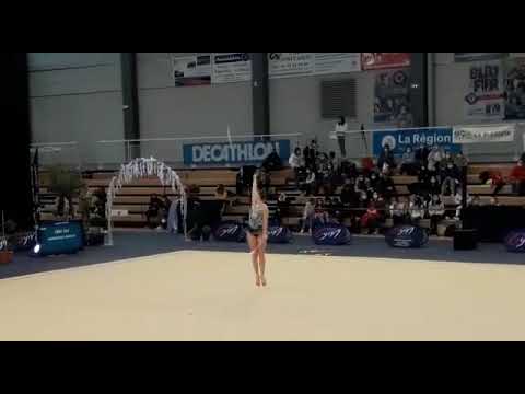 Eleonore Hache Championnat de France 2022 NatB 14/15ans Massues