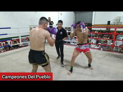 🥊Ivan "El Tormento" Valdez Vs Isac "El Guarani" Jara - K1 - PROFESIONAL - Campeones Del Pueblo -CDP