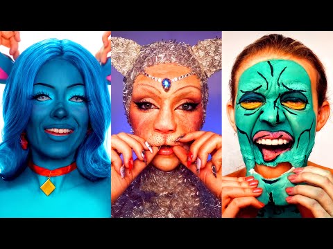 Removal of Special Effects (SFX) Makeup vs No Makeup