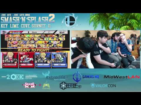 Smash'N'Splash 2 Doubles  WINNERS FINALS - FOX | MVG | Mew2King + Ally vs TSM | ZeRo+RSZ | Abadango