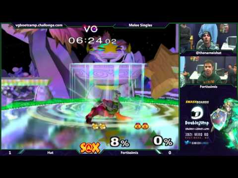 S@X - Hat (Fox) Vs. Fortissimis (Sheik) SSBM Singles - Melee