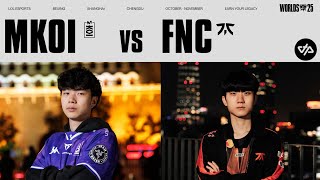 MKOI vs FNATIC, ET LES PREMIERS ÉLIMINÉS SONT... (WORLDS 2025)