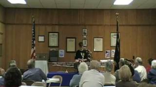 Brock Gives Speech to American Legion