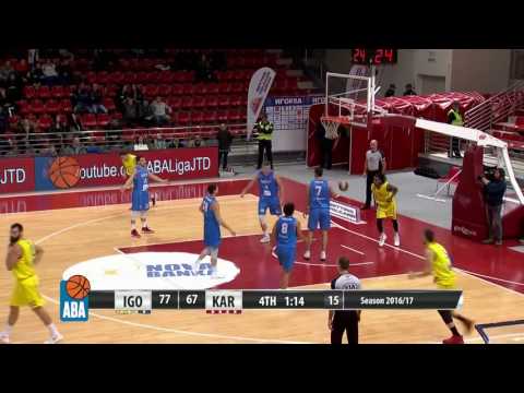 INCOMING! Great slam by Kendrick Perry! (Igokea - Karpoš Sokoli, 24.12.2016)