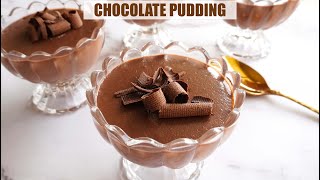 Easy Chocolate Pudding (Eggless)