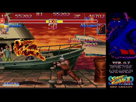 Super Street Fighter II Turbo - New Legacy (v0.7) - Ken's Stage (New Color)