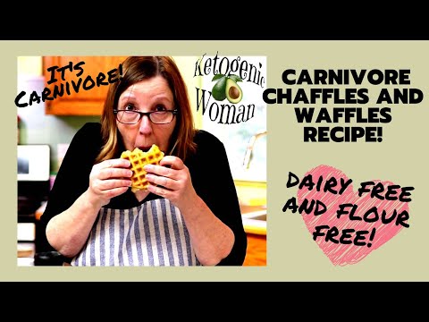 Carnivore Waffles or Chaffle recipe for EASY Breakfast Sandwich! Also virtually dairy free!