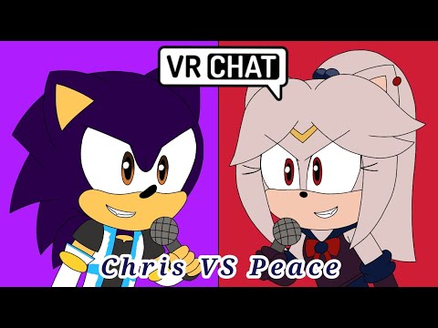 A "LOVING" RAP BATTLE? Sailor Peace vs Chris Rap Battle (ft. Boyfriend & Girlfriend) - VRChat