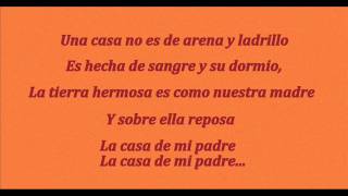christina aguilera la casa de mi padre lyrics