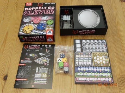 Doppelt so Clever - Schmidt Spiele vorgestellt von Rheingauer Brettspiel Treff