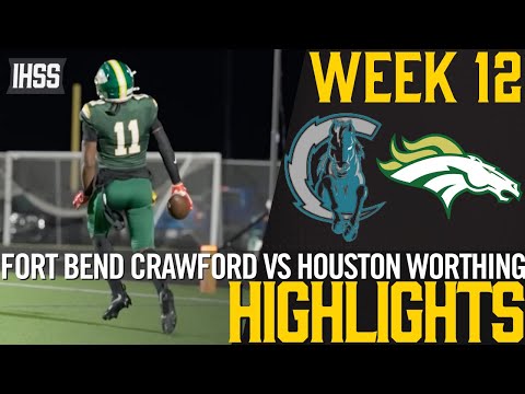 Epic Playoff Battle | Worthing vs. Crawford High School Football Highlights