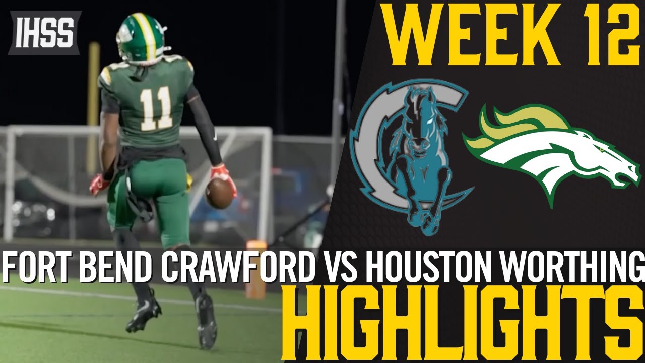 Epic Playoff Battle | Worthing vs. Crawford High School Football Highlights