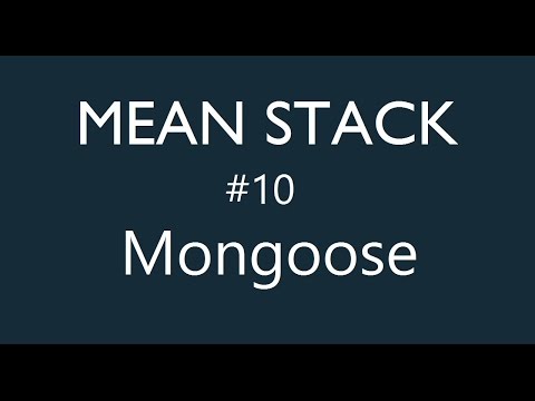 Mean Stack Tutorial 1 MongoDb Express Angular CLI and Node
