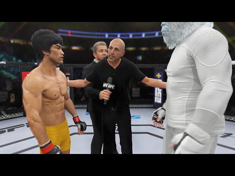 Bruce Lee vs. Big Yeti - EA Sports UFC 4 - Christmas Fight 🔥🐲