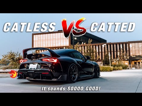 Should I switch my exhaust setup?.. Catless vs Catted Downpipe Sound Comparison!