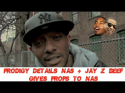 Prodigy Of Mobb Deep DETAILS BEEF with Nas and Jay-Z How is Began!エーテルでNasにプロップスを贈る (Prodigy Of Mobb Deep DETAILS BEEF with Nas and Jay-Z How is Began! Gives Props to Nas on Ether)