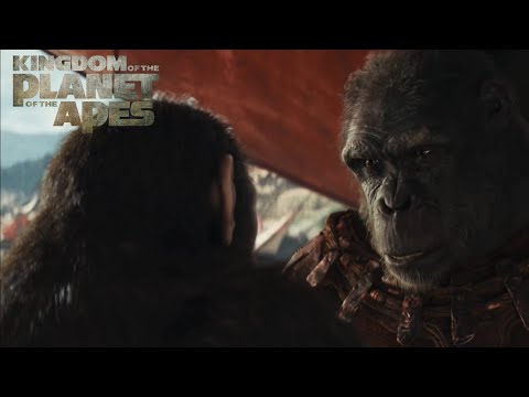 Proximus has a private chat with Noa (Kingdom of the Planet of the Apes) HD Quality