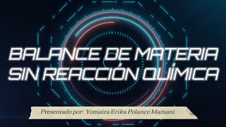 Balance de materia sin reacción química-problema 1