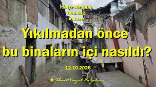 İtfaiye Meydanı'nda yıkılacak binaların içi (12.10.2026)