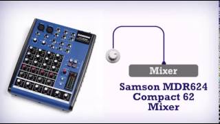 Video thumbnail for Samson MDR624 Compact 62 Mixer - DJkit.com by djkit®