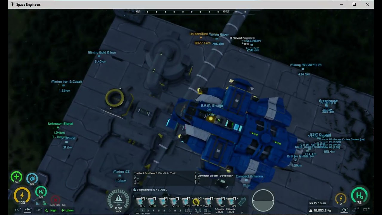 Adding SAM and PAM ships to an Outpost/Base