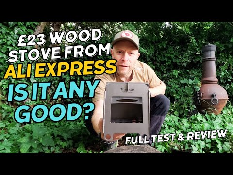 I Bought a £23 Wood Stove from AliExpress – Full Test & Review