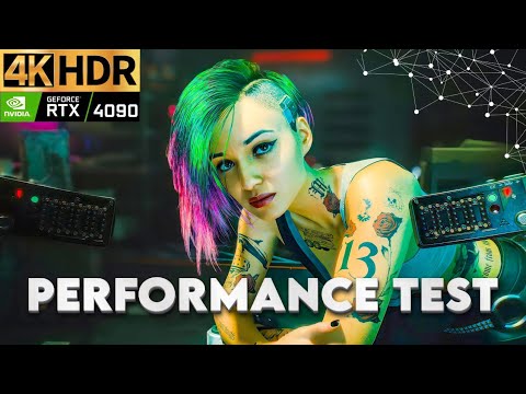 Cyberpunk 2077 Overdrive Mode | Performance Test | 4K HDR Benchmark (RTX 4090M)