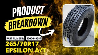 265/70r17 Accelera All Terrain Load Range SL - Overview Sku: (1200049387) and where to order them!