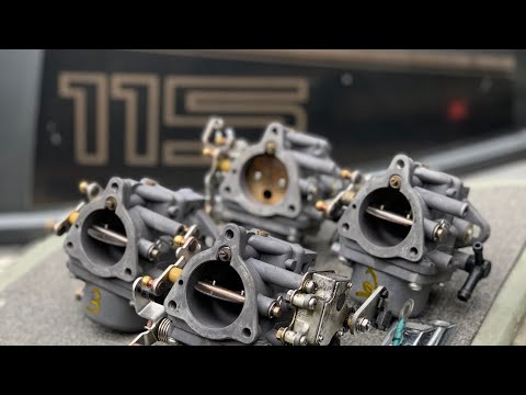 Suzuki Outboard Motor Carb Rebuild!