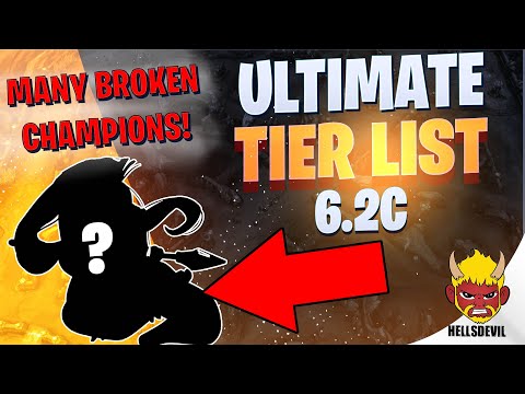 WILD RIFT | ULTIMATE TIER LIST PATCH 6.2C | SO MANY BROKEN CHAMPS!