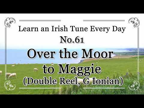 061 Over the Moor to Maggie (Double Reel, G Ionian) Learn an Irish Tune Everyday.
