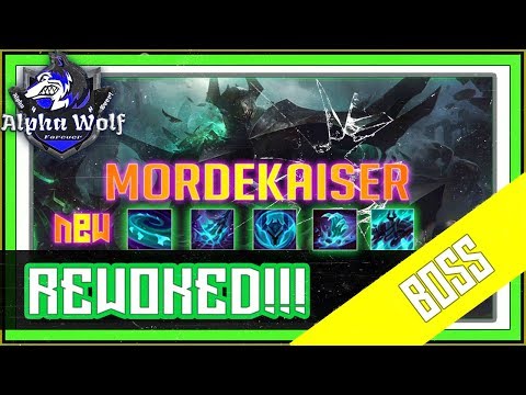 NEW MORDEKAISER REWORK  WITH ALL NEW ABILITIES IS COMPLETELY BROKEN!!!- Alpha Wolf A4E