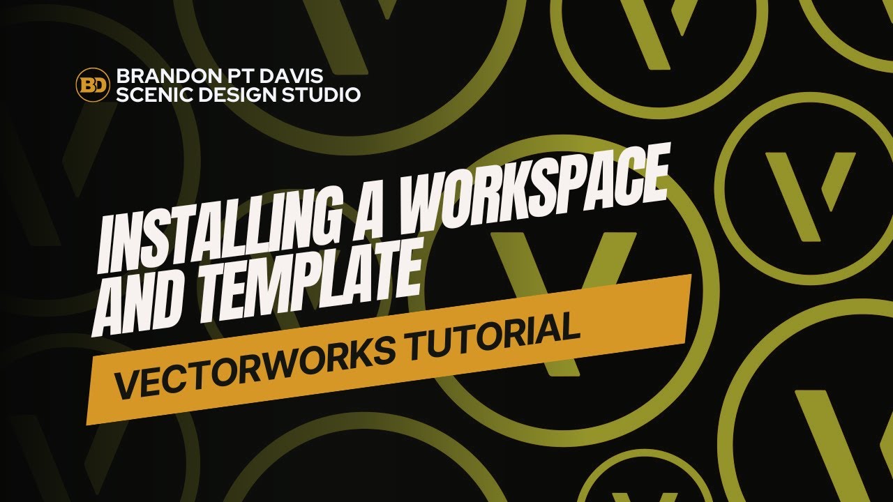 Vectorworks Tutorial: Installing a Workspace and Template