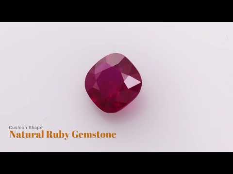 4.33 Carat Natural Ruby Stone with Lab certified