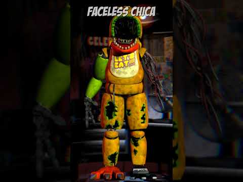 What FNAF Animatronics Look Like Without A Face😱 (SCARY) #shorts