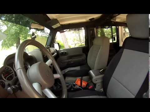 Installing Neoprene Seat Covers by Smittybilt In 2008 Jeep Wrangler JKU
