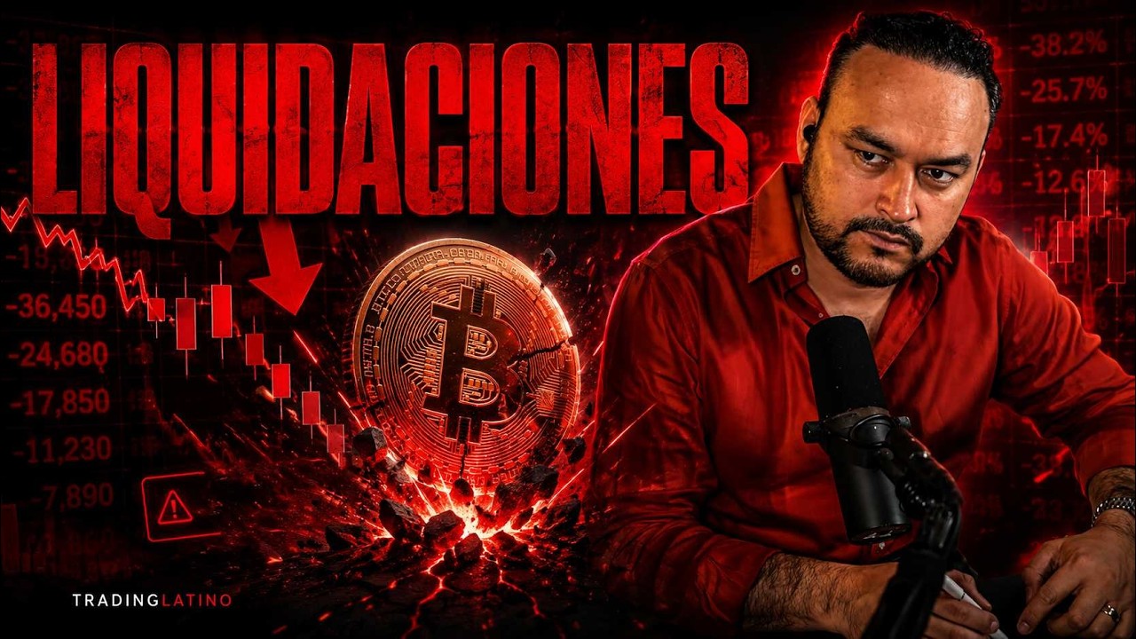 🚨 ¡MASACRE DE LIQUIDACIONES! El mercado cripto tiembla hoy 🔥📉