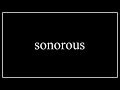 A Word A Day 4U | Sonorous: 01/11/14