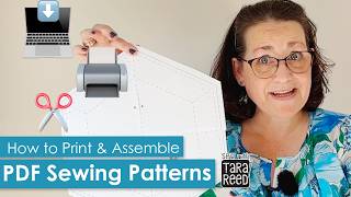How to Print and Assemble PDF Sewing Patterns