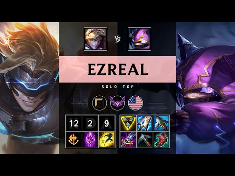 Ezreal Top vs Kennen: Dominating - NA Master Patch 14.24