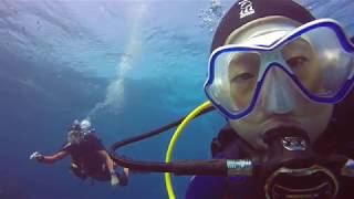 The Red Sea and The Pyramids, Egypt - January 2018