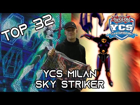 Yu-Gi-Oh! Top 32 YCS Milan Sky Striker Deck Profile! James Vonhof!