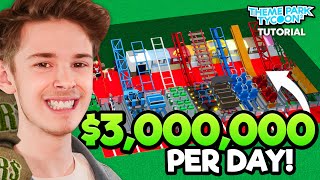 How To Build EASY MONEY FARM in Theme Park Tycoon 2! 💸 (NEW 2024)