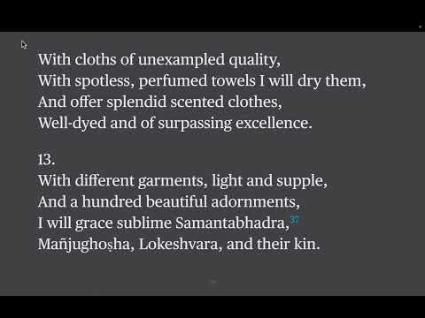 Way of the Bodhisattva p.1 by Shantideva 1. Audiobook with text. Chapters 1 to 5