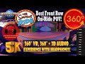 The Simpsons Ride Front Row POV Immersive VR Universal Studios Florida 5K 360 360 3D Audio