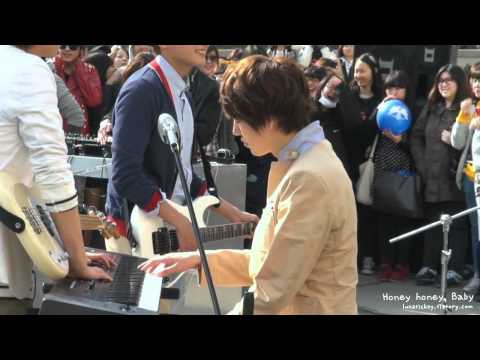 [Fancam] 110409 Super star K3 MV Filming - Kyuhyun focus 3