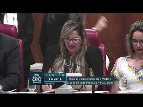 Sessão Solene na Câmara de Vereadores de João Pessoa-