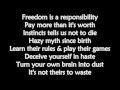 Bad Religion - Damned To Be Free (Lyrics)