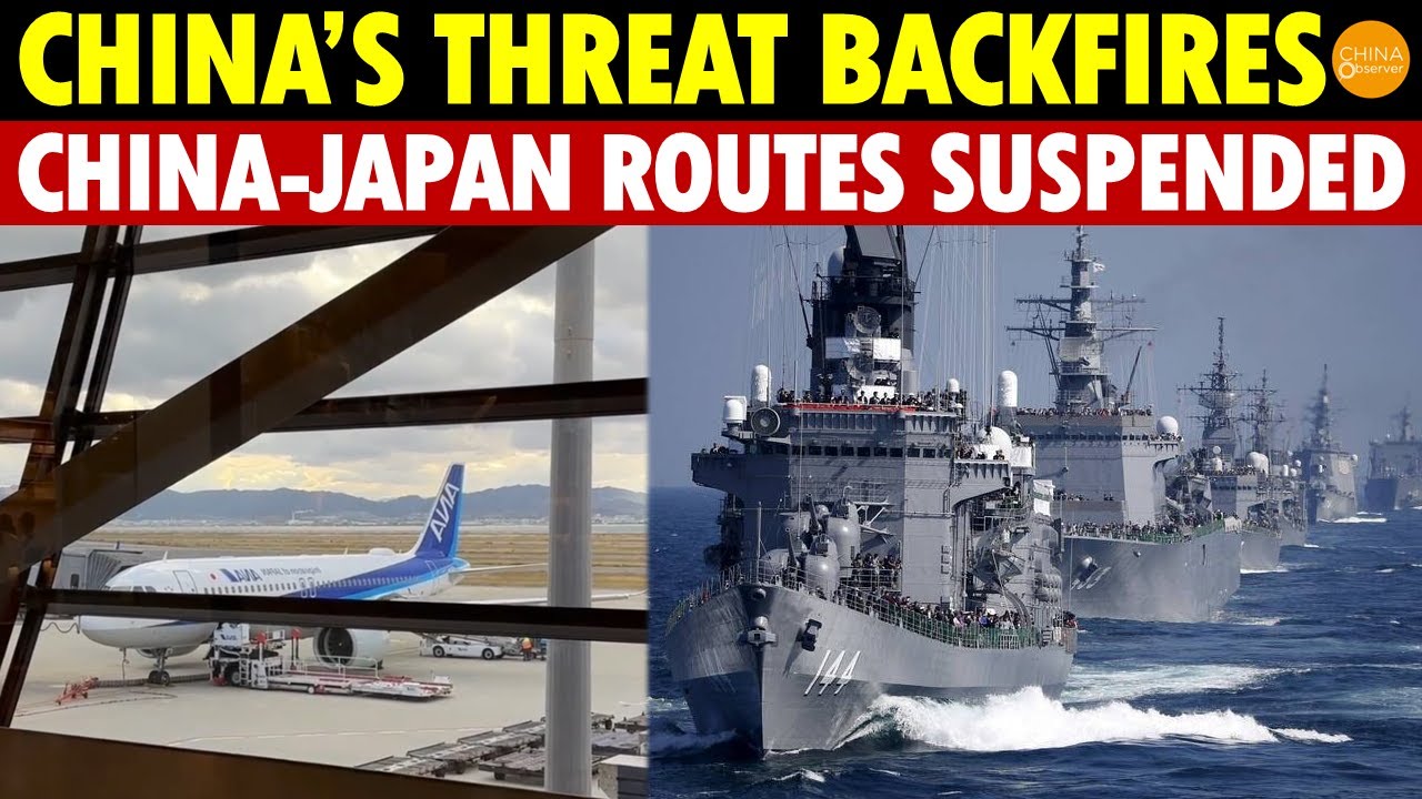 Breaking! China-Japan Routes Suspended, China’s Threat Backfires, Japan Increases Defense Budget
